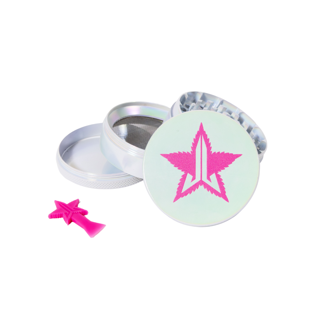 63mm White Pearlescent Grinder