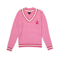 Pink Varsity Sweater