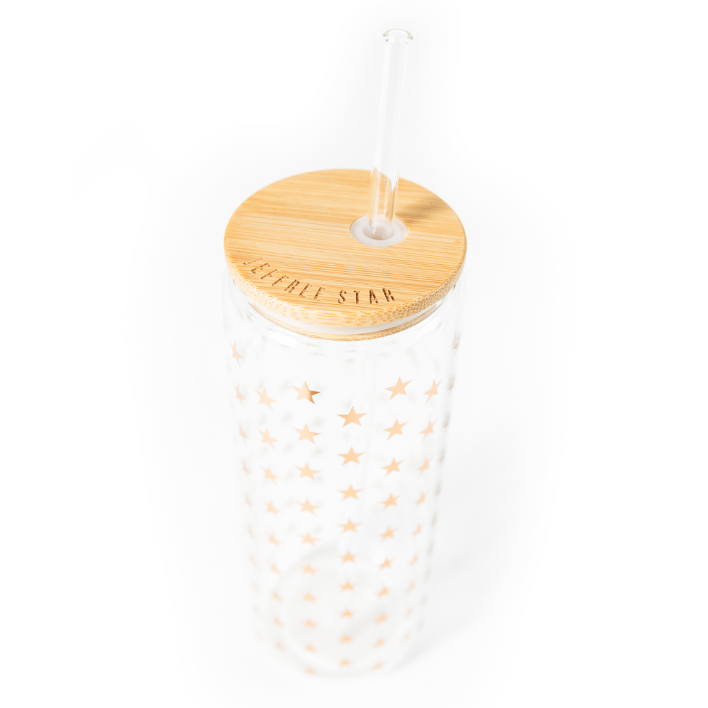 Iced Up Glass Tumbler